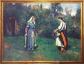 Az 1567-iki tordai országgyűlés, melyen először mondatott ki a vallásszabadság, 1896 Férfitanulmány pasztell, papír, 629 x