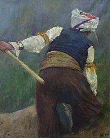 181. Zöldruhás nő (Nő zöld drapéria előtt), 360 260 mm Tóth Simon Ferenc 182. Udvar ólakkal, 1897 Dénes 1939. 69. sz. tétel: ismeretlen helyen OMKT 1897. téli kiállítás 311. sz. (A mű ára 80 frt.