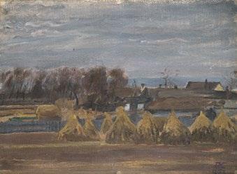 Kriesch Aladárné Nemzeti Szalon 1909. 27. sz. (65 korona) reprodukció: OMKT 1903 tavaszi kiállítás 239. sz. (A művész lakása: Gödöllő, Erdő utca 500.