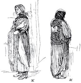 Kertben (Boér Lenke), 1907, 48,5 65,5 cm Hátoldalon felirat:, üveg alá való 907. Mester Tibor 450.