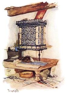 533. Művészi program (címlapterv), 1909 tus, toll, papír, 570 360 mm MI