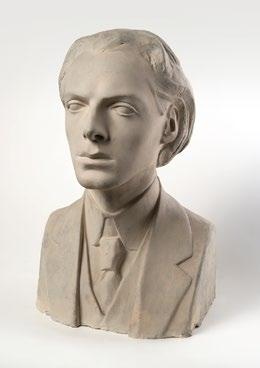 Zambra Alajos arcképe, 1915 gipsz, mellszobor magassága: 39,5 cm Dénes 1939. 246. sz.