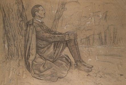 Famunkások a Tátrában (Tót szánkó a Tátrában, Előtanulmány a Solymászathoz, Favágók, Fahordás), 1917, 56 80 cm j. b. l.