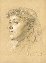 A Szontágh leányok (Irma, Ilona és Margit) arcképe, 1887 Dénes 1939. 6. sz. tétel: ismeretlen helyen 28.