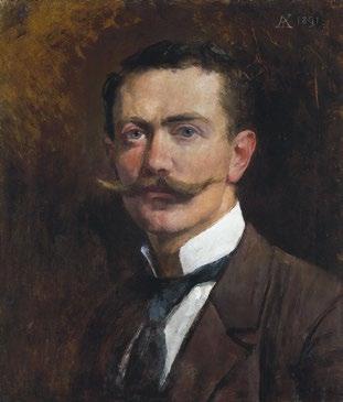 Dr. Kriesch Jánosné Abt Laura arcképe (A festő anyja), 1891, 69,7 56,6 cm j. j. f.: mon.