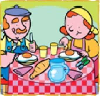A gazdasszony kisüti a tojásokat forró