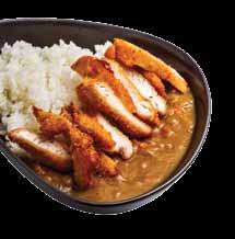 180 Ft Japán curry párolt rizzsel és sült cheddar sajttal Japanese curry with steamed rice