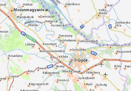 3 Győrújfalu településtörténete Győrújfalu közigazgatási területe a Szigetköz közepén, a Mosoni-Duna partján helyezkedik el. Területe: 7,35 km2.