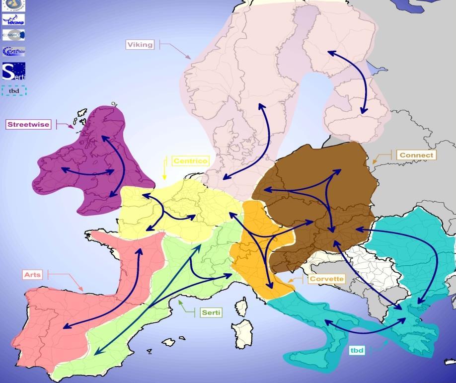 Az EasyWay projekt Célkitűzés: 2009-2012 Az európai információs szolgáltatások és forgalmi