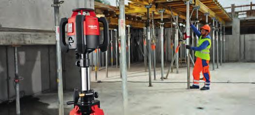 Forgólézer PR 2-HS Forgólézerek Ásás Zsaluzat és betonozás szintezése Referenciamagasságok átjelölése és ellenőrzése Lejtők kitűzése Egyetlen gomb; egygombos működtetés, ami kivételesen egyszerűen
