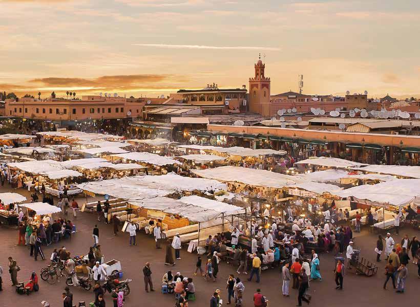 NAP Marrakesh Beni Mellal Fez Reggeli után Beni Mellal felé indulunk, Kalat Sraghna-n és El Attaouia-n keresztül, miközben a