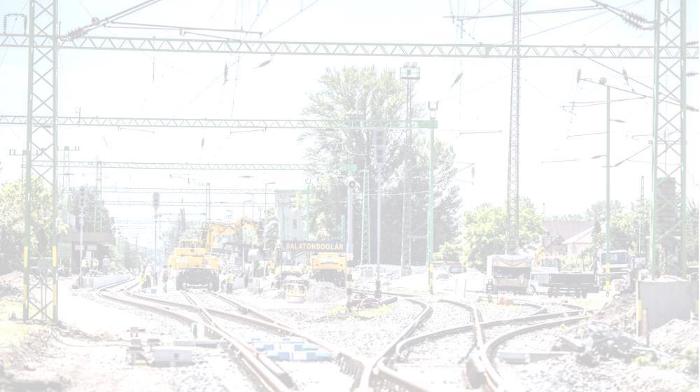 Vágányzári technológiák Vágányzári Forgalmi technológiák készítése Ha a vágányzárral okozott késés személyszállító vonatok esetén