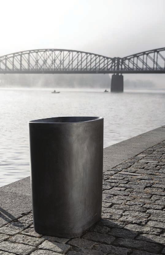 better Egy nehéz, nagykapacitású beton hulladékgyűjtőnek nem kell feltétlenül úgy kinéznie mint egy monstrum.
