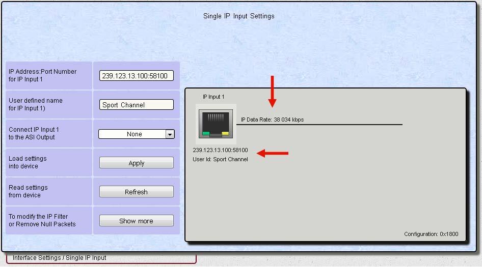 Single IP Input Útmutató egy IP bemenet konfigurálásához 12