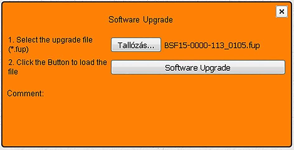 Software Upgrade 137 7.5. SOFTWARE UPGRADE Elméleti információk: A Personal Stream Tool a legkorszerűbb programozható áramkörökből épül fel.