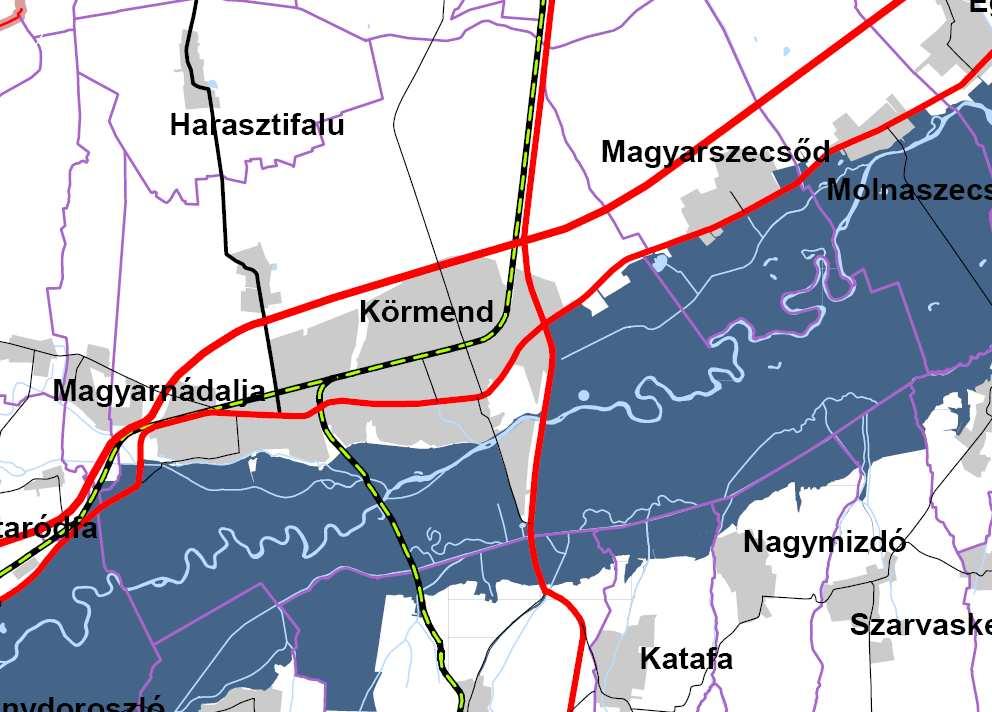 rvlp - ízvédlm, ngyvízi mdr övz Az övz rül á és mllékfolyóink ngyvízi mdréhz rozó rüli