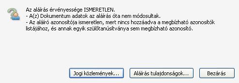 7 Tanúsítványok felvétele az operációs rendszerbe A Microsoft ellenőrzi a szerverein, hogy az ahhoz tartozó (ROOT/köztes) kiadói tanúsítvány szerepele a megbízható hitelesítésszolgáltatók listájában.