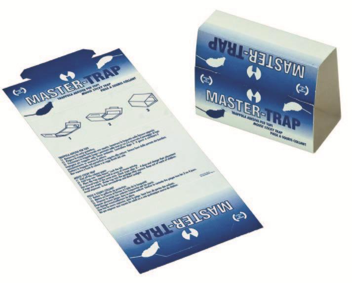 Csalétekként valamilyen olajos magvat (pl. mogyoró) érdemes használnunk vagy telepíthetjük a csapda belsejébe a MASTERTRAP RAGASZTÓS EGÉRALAGÚT nevű terméket (lásd lejjebb!