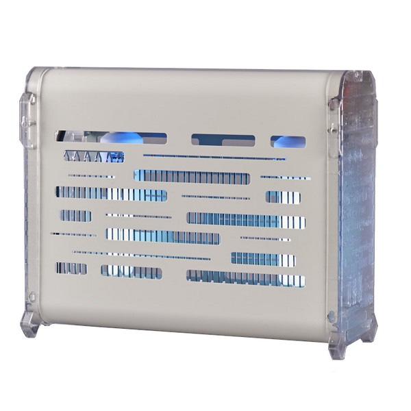 - méret: 265 x 260 x 125 mm - tömeg: 3,0 kg - fényforrás: 20 wattos energiatakarékos normál UV-izzó - rácsfeszültség/áramerősség: 3700 V/9mA - védett terület: 50 m2 Kivitel: fehér Garancia: 5 év (nem