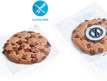 (gluténmentes csokis sütemény) (készlet erejéig) 40 g 50x40 g 18% Gluténmentes Choc Chip