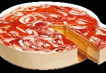 desszerkülönlegesség, meggydarabokkal megbolondítva) 16 szelet 1400 g Új/18% Szedres Ricotta torta, 1400 g Szilvanilla torta