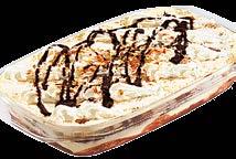 csokoládéval bevonva) 12 szelet 1000 g 18% EXKLUZÍV ÉS CATERING DESSZERTEK (fagyasztott) Bounty perté / 100 g (kókuszos