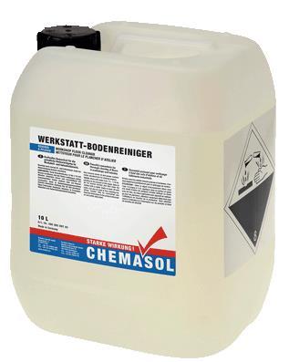 5 l-es fémkanna 490 000 092 00 10 l-es fémkanna 490 000 093 00 60 l-es fémkanna 490 000 095 00 Műhely-padlótisztítószer Erőteljes koncentrátum, műhely- és csarnokpadlók