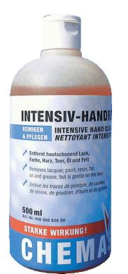 PH értéke: 11 500 ml 490 000 622 00 5 l-es műanyag kanna 490 000 623 00 (utántöltő) Intenzív kéztisztítószer Speciális kéztisztítószer a nehezen eltávolítható szennyeződésekre.