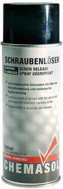 400 ml spray 490 000 616 00 Zsírpermetező spray, fehér Biztonsági kenőzsír általánosan igénybevett