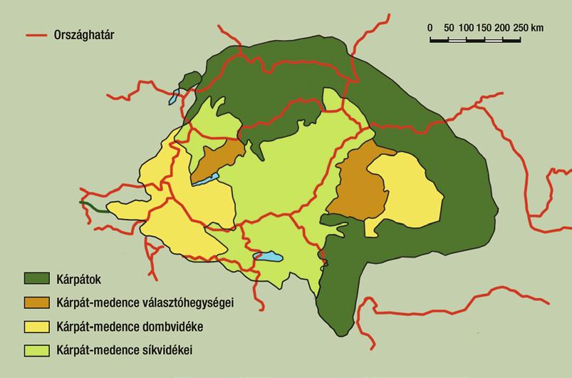 1.Tanulmányozd az alábbi rajzot! Milyen felszíni formákat tudsz leolvasni a Kárpátok térségérôl? 2. Milyen összefüggést látsz az Északi-középhegység és a Kárpátok között? Segít a térképvázlat. 3.