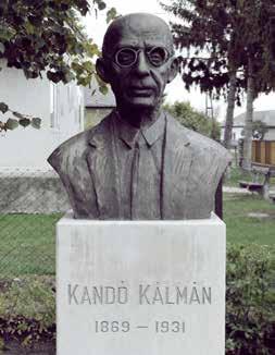 Kandó Kálmán emlékmű KANDÓ KÁLMÁN SZOBOR Kandó Kálmán a vasút villamosítás áttörője világhírű villamosmérnök, kinek