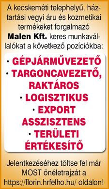- ORGOVÁNYI benzinkúthoz eladó-kútkezelőt keresünk. Csík Sándor. +36 30 928 5719 NINCS munkád vagy váltani szeretnél?