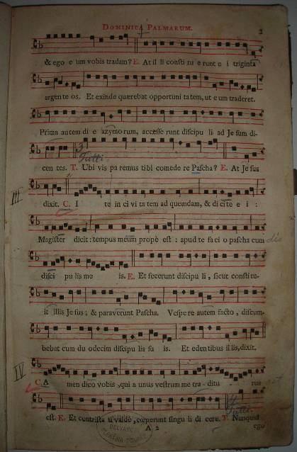 15. ábra: Az 1743-ban kiadott passiókönyv részlete 1 1 A passiót még a XIX.