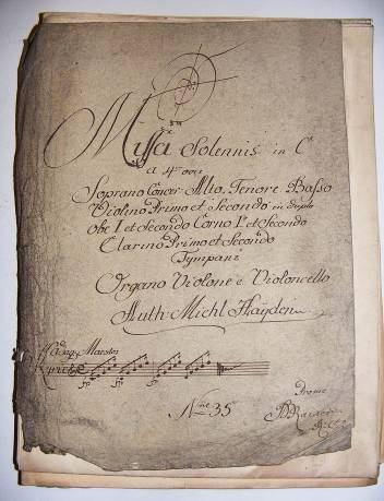 18. kép: Michael Haydn: