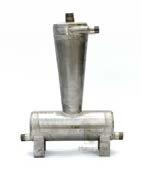 fémszűrőkkel csappal, mérőórával, stb 120-140 m3/h MANUÁLIS KÖZEGSZŰRŐK 1 1 92650 1 1 128500 1 1 167700 1 1 456000 EUV20H600 Egykamrás közegszűrő 2" csatlakozással