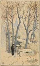 , Hátoldalán: gém, növények és ecsetvonások fotó: Marsó György 111. Vízpart akvarell, papír, 290 275 mm j. j. l.