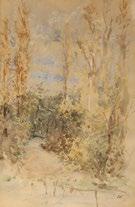 Erdei temető, 1894 k. akvarell, papír, 207 180 mm j. b. l.: mon. MNG ltsz.