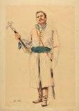 Férfi alaktanulmány (Tanulmány A tordai országgyűléshez) Művészet 1903. 157. 152.