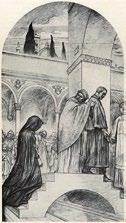 A rákoskeresztúri gróf Vigyázó-féle mauzóleum falképeinek kartonja, 1902 akvarell, papír Dénes 1939. 91. sz. tétel: özv.