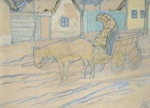 Pihenő parasztok, 1903 tempera, vászon 53 32,5 cm Dénes 1939. 94. sz. tétel: özv.