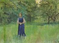 A művészet forrása (Az élet forrása), 1907 tempera, vászon, 57,5 98,5 cm j. b. l.: mon.