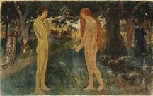 Duduka 8 évesen, 1908 gipsz, 37 22 cm Iparmûvészet 495. Kasszandra (Cassandra), 1908 gobelin, 200 71 cm (szőtte: Belmonte Leo) j. j. l.: mon., J. b. l. BL IM ltsz.