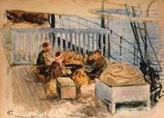 Körösfôi-Kriesch Aladár oeuvre-katalógusa Körösfôi-Kriesch Aladár oeuvre-katalógusa 608. Csomózott szőnyeg, 1910 k. gyapjú 209 152 cm GVM ltsz.: 91.12 Gödöllő 2003. 365; Gödöllő 2007. 109.