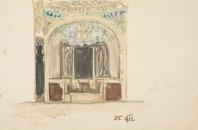 A marosvásárhelyi Kultúrpalota vázlatai, 1912 Ülő nő kréta, papír,