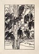Máriabesnyői körmenet, 1917 akvarell, papír, 390 280