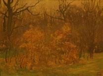 sz. tétel: Szépművészeti Múzeum Őriné 2013. 33. kiállítva: Kecskemét 1977. 831. Gödöllői erdő, 1919 tempera, vászon, 56 73 cm j. j. l.: 919 Gödöllő 1988.