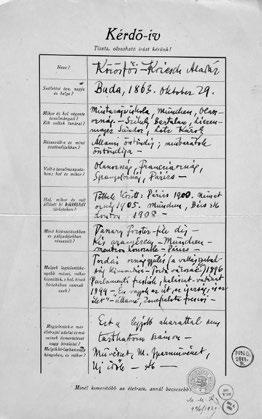 Dokumentumok Pallag Márta: Körösfői-Kriesch Aladár (Buda, 1863. október 29 Budakeszi, 1920. június 16.) életrajzi kronológia 1863 62.