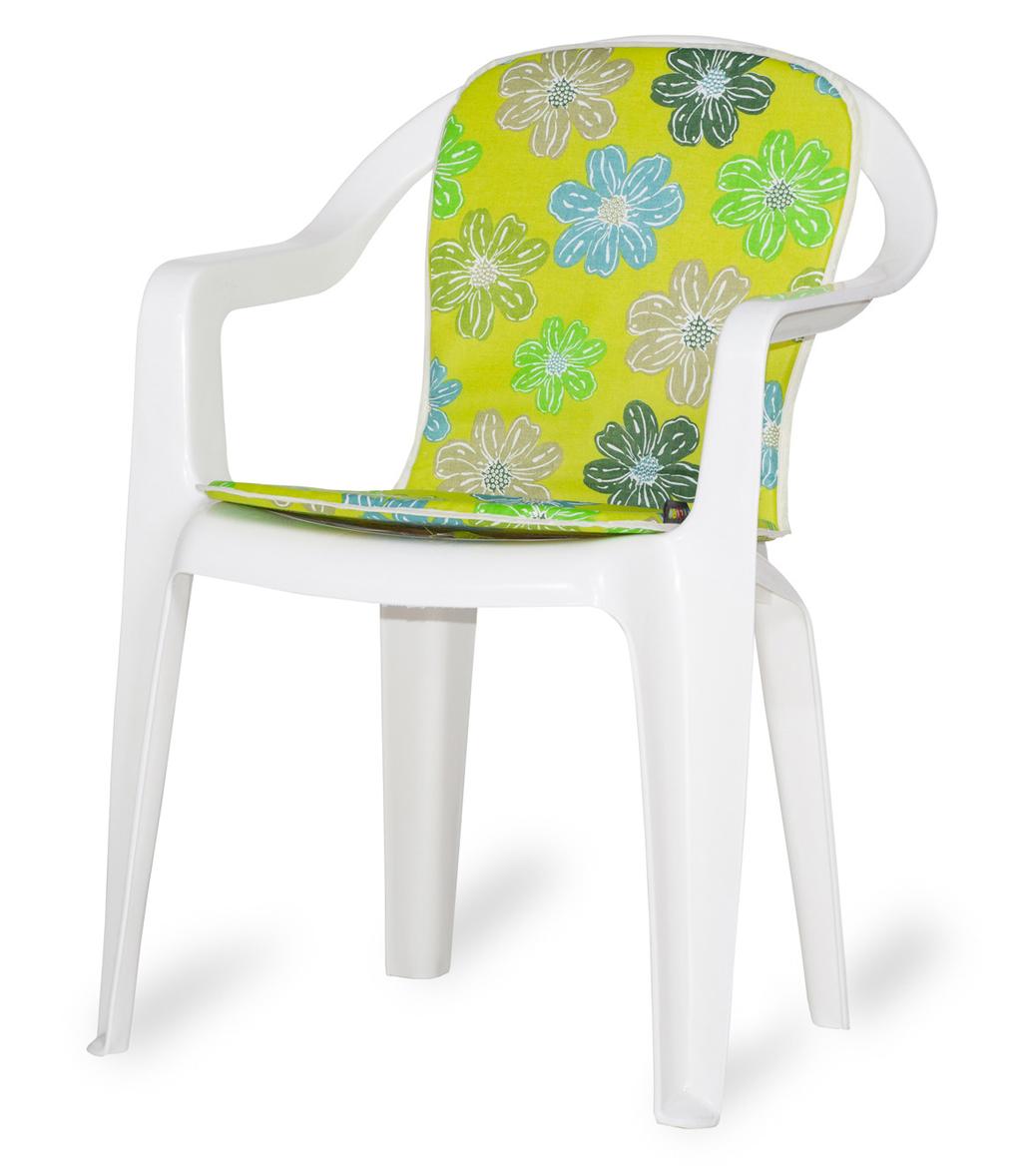székekhez. Cushion in classical sponge fingers shape for high backrest, plastic garden chairs.
