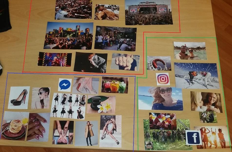 Etelka 20 year s old female subject during the photo collage-interview also said she would post mainly on Instagram.