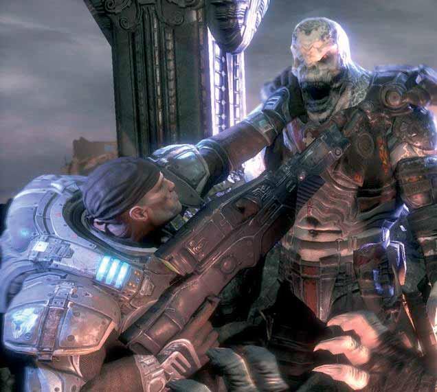ÚJDONSÁGOK SÁSKAJÁRÁS GEARS OF WAR Az E3 egyik legnagyobb, és talán legkevésbé várt bombáját a Gears of War robbantotta.